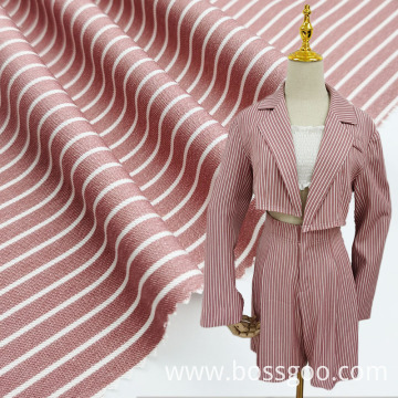 Striped Pattern Upholstery Sofa Woven Linen Viscose Fabric